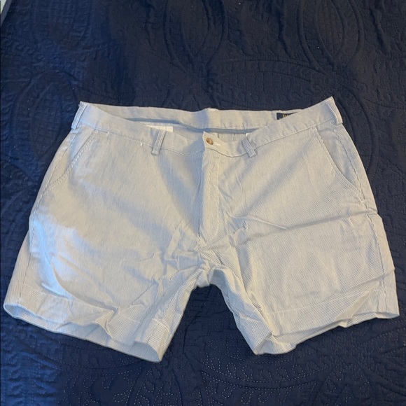 Ralph Lauren Other - Polo Ralph Lauren Men's Blue and White Striped Flat Front Shorts